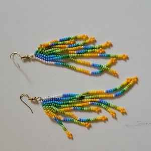 Anthropologie Style Beaded Earrings